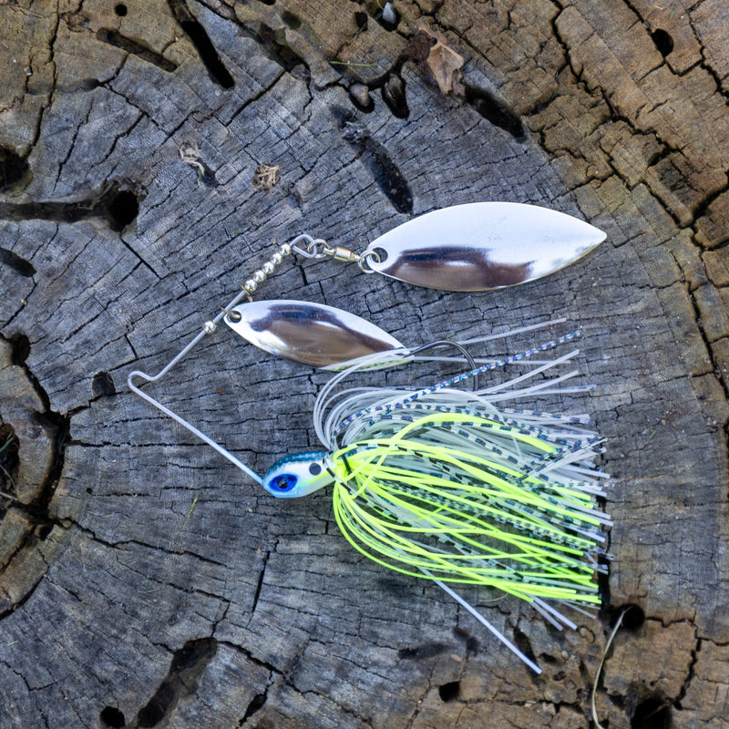 Load image into Gallery viewer, Reaction Tackle Tungsten Double Willow Blade Spinnerbait Jigs (2-Pack)