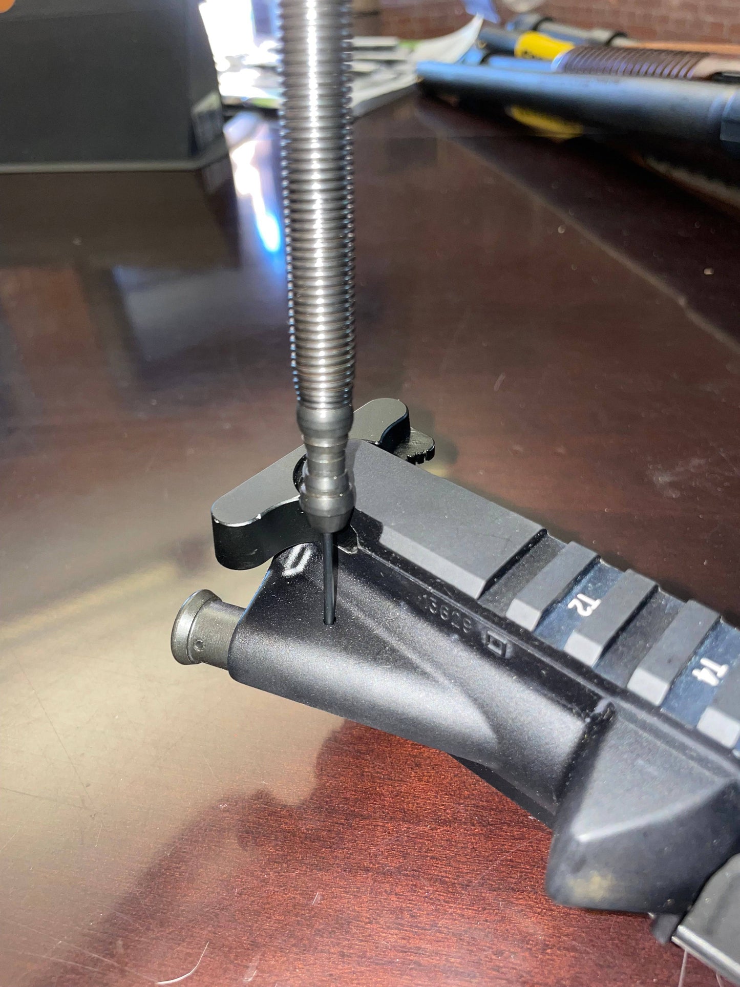 The Everything Tool:The Takedown Tools! 5/64” Roll Pin starter and a 5/64” roll pin punch. 100% USA MADE