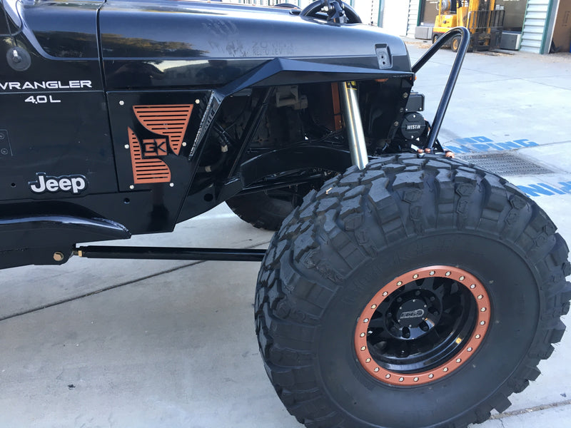 Load image into Gallery viewer, Diamond Series High Clearance Front Fenders w/Comp Inners for Jeep TJ Wrangler