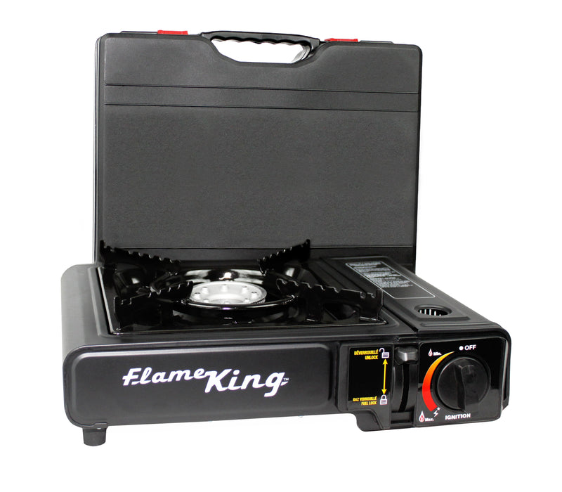 Load image into Gallery viewer, Flame King Portable Butane & Propane Gas Stove with Single Burner