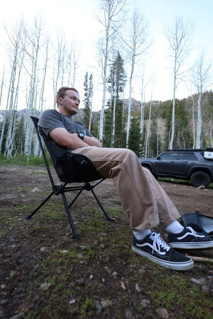 Load image into Gallery viewer, Large Camp Chair with Roll Cage Bag