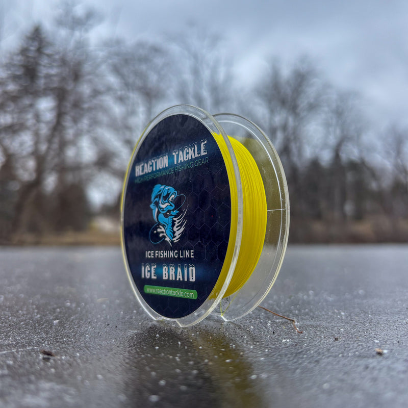 Load image into Gallery viewer, Reaction Tackle Ice Fishing Braided line - 8 Strand