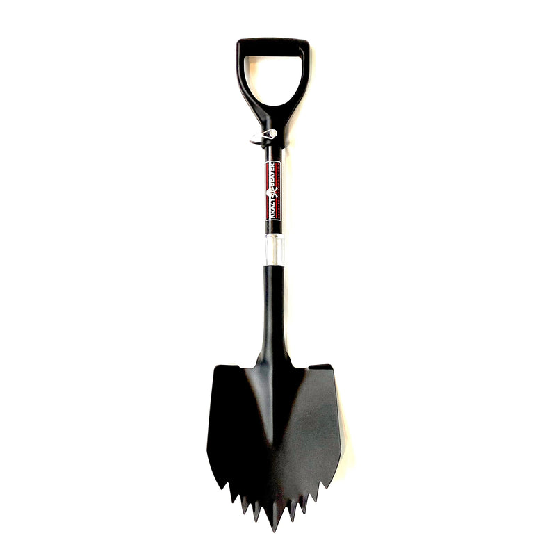 Load image into Gallery viewer, ATV / UTV Krazy Beaver Shorty Shovel (Textured Black Head / Black Handle)