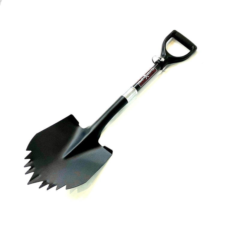 Load image into Gallery viewer, ATV / UTV Krazy Beaver Shorty Shovel (Textured Black Head / Black Handle)