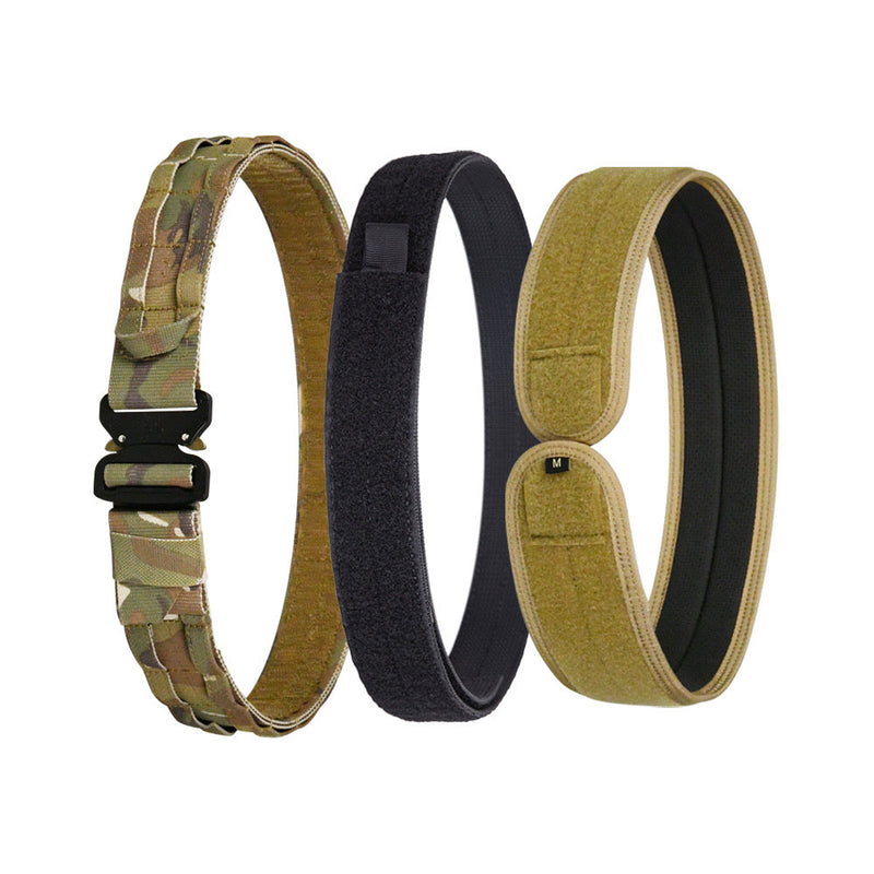 Load image into Gallery viewer, MUCTAC Tactical Belt Multicam MOLLE 1.75" w/ 2 Inner Belts, Anti-Slip