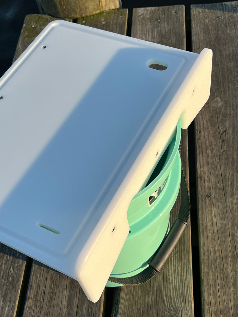 Load image into Gallery viewer, Made in the USA | Premium Single Bucket Raised 18" Fillet Table and Cutting Board