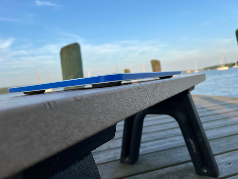 Load image into Gallery viewer, Made in the USA | Premium Cutting Board | Textured 1/2 inch HDPE UV Protected | Non-Skid or Mark Rubber Feet | Great for Boats & any Counter-top