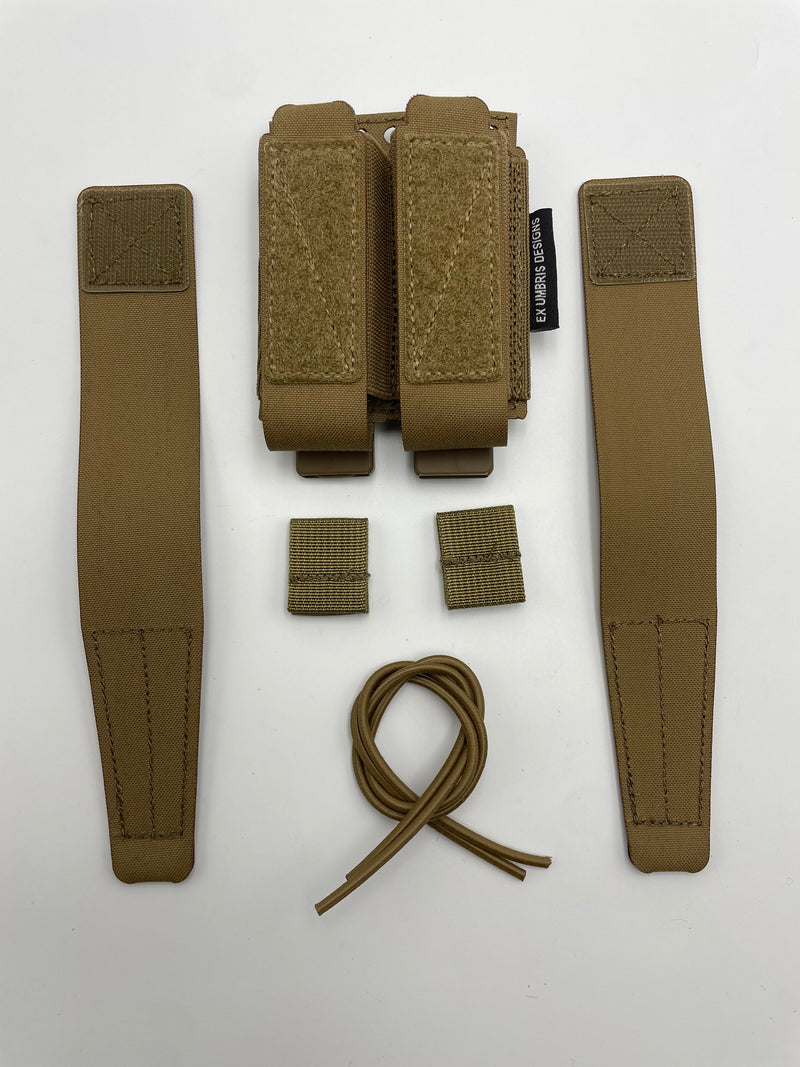Load image into Gallery viewer, Modular Double Pistol Mag Pouch