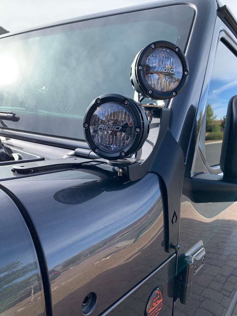 Load image into Gallery viewer, JL-JT 392 MOJAVE A-Pillar Dual Surface Light Mount