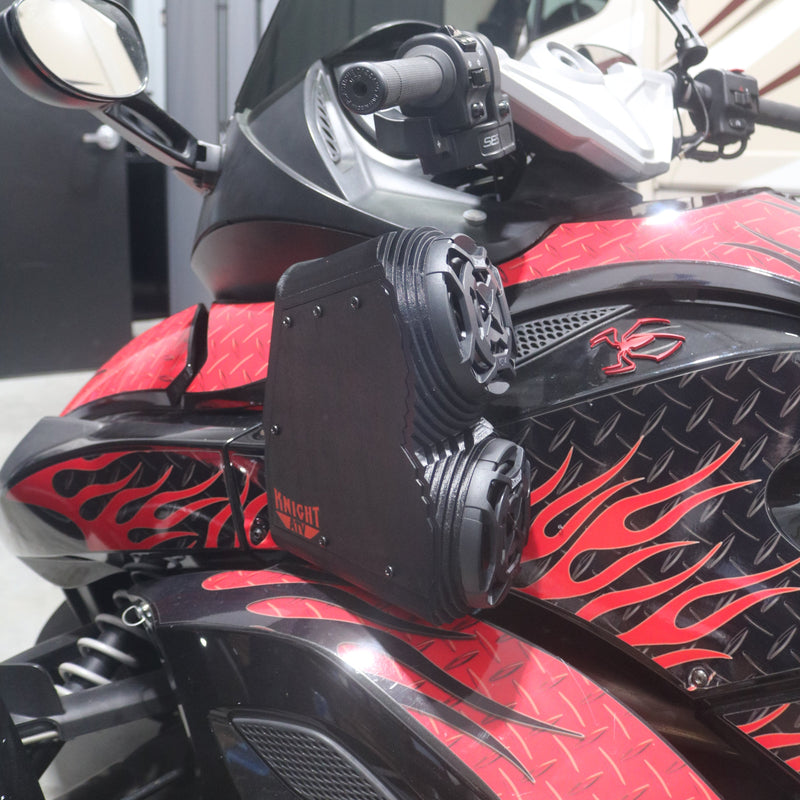 Load image into Gallery viewer, 2012 Can-Am Spyder Dual 4 inch Speaker Side Pods