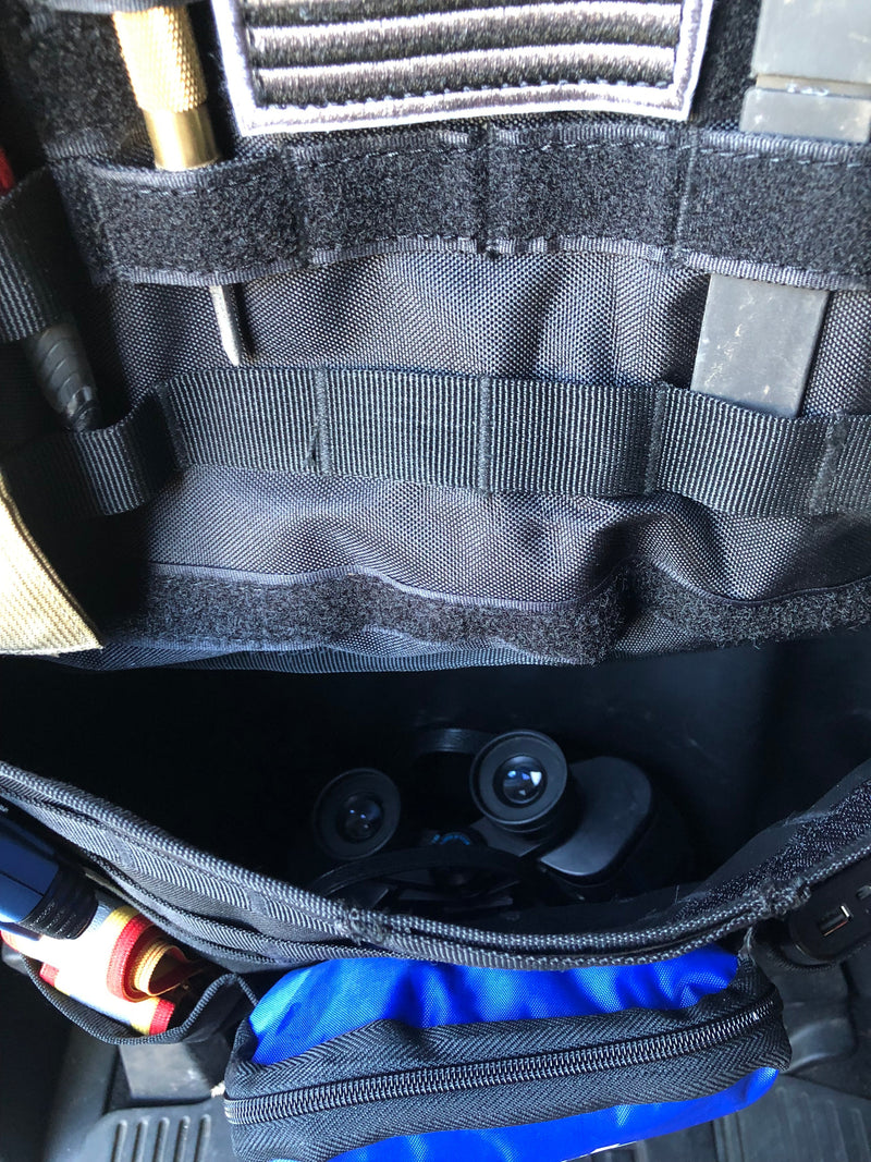 Load image into Gallery viewer, (PAIR) Car Seat Back Gear Organizer with FREE US Flag Patch included
