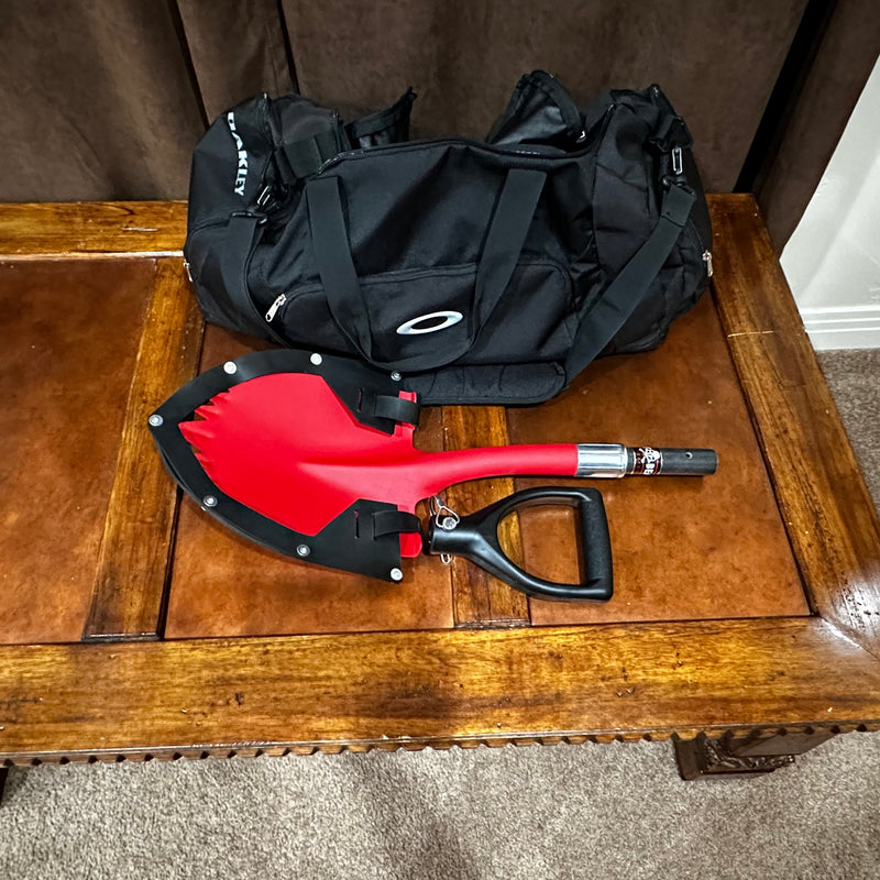 Load image into Gallery viewer, Krazy Beaver Mini Shovel with guard(Textured Red Head / Black Handle # 45642)
