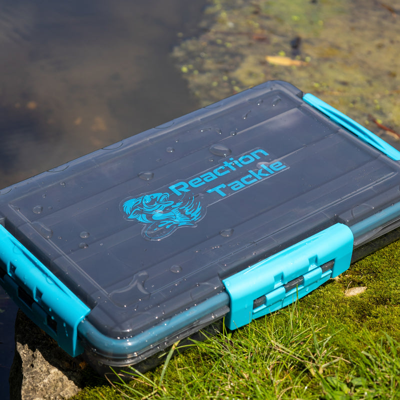 Load image into Gallery viewer, Reaction Tackle Premium Tackle Tray- High Performance and Water Resistant with 3 Resilient Clips