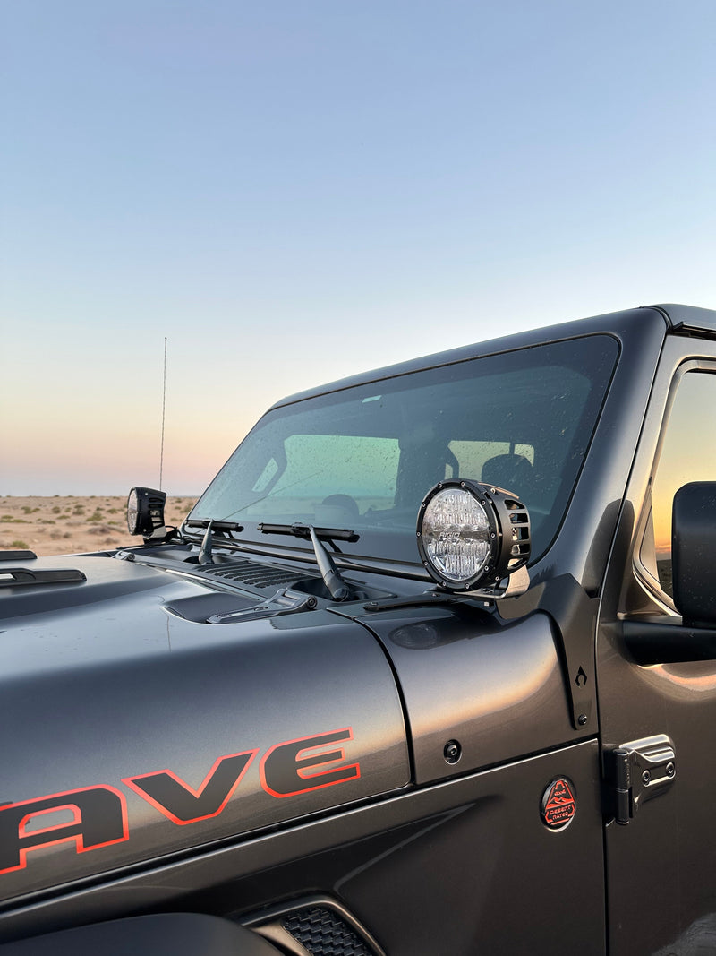 Load image into Gallery viewer, JL-JT 392 MOJAVE A-Pillar Single Surface Light Mount