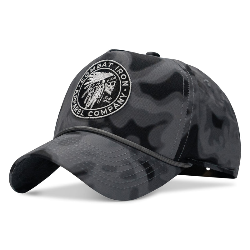Load image into Gallery viewer, Indian Chief Skull Patch Weekender Snapback Hat