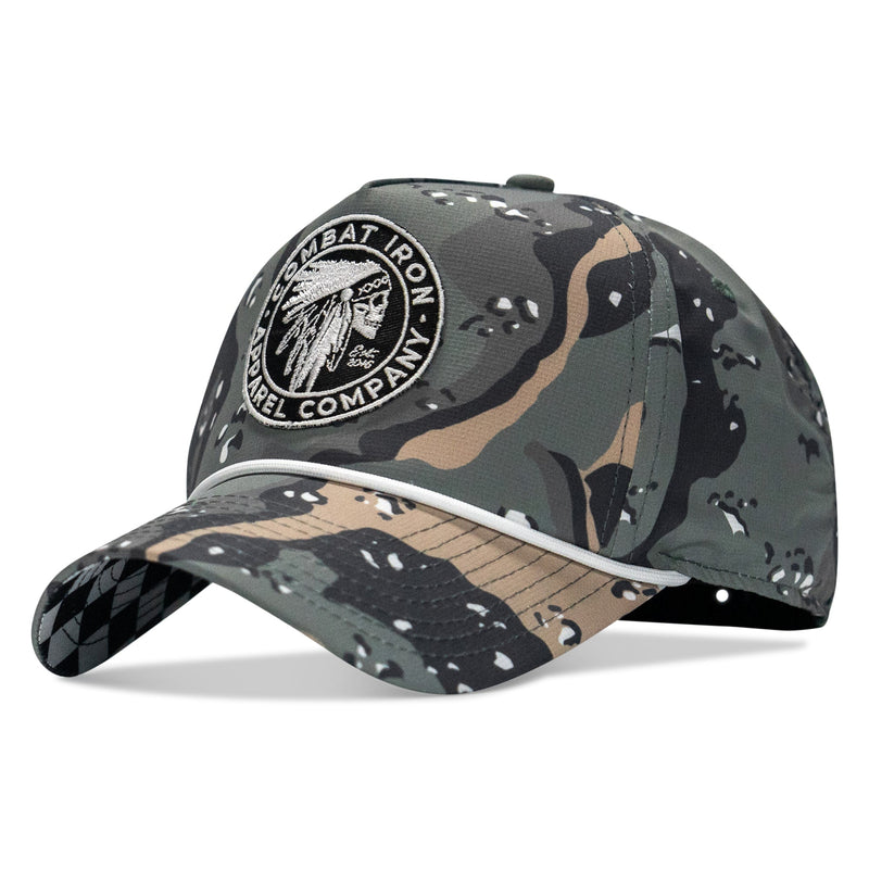 Load image into Gallery viewer, Indian Chief Skull Patch Weekender Snapback Hat