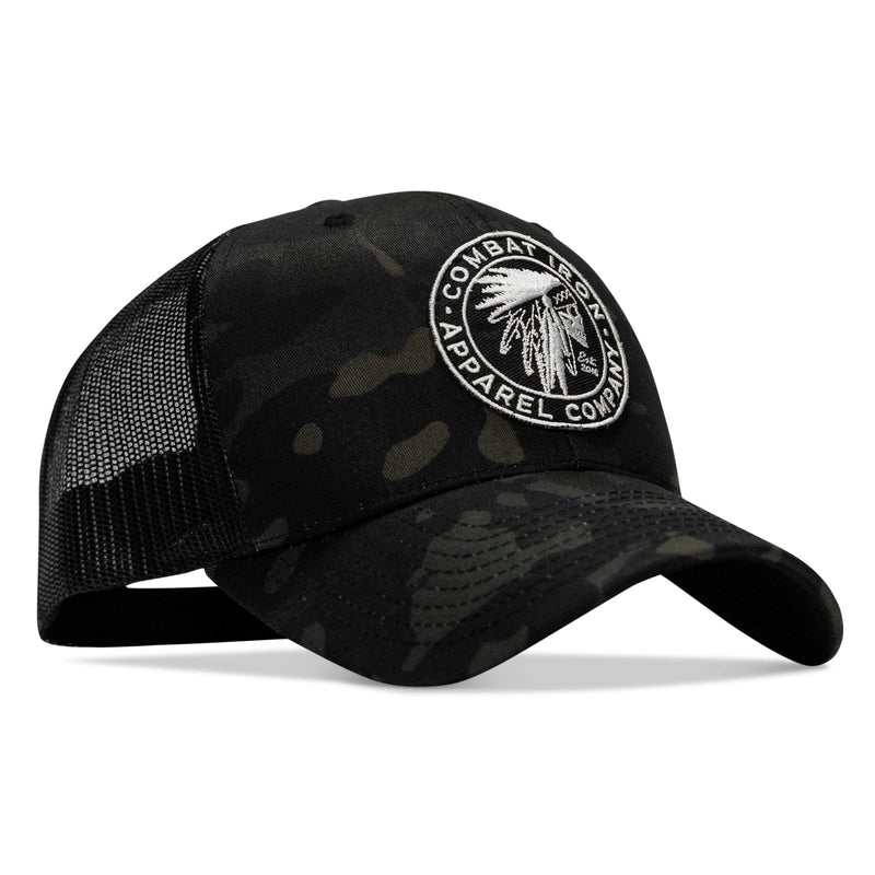 Load image into Gallery viewer, Indian Chief Skull Patch Snapback