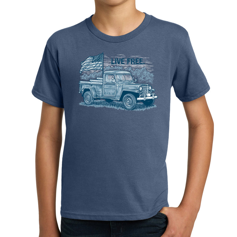 Load image into Gallery viewer, Live Free Youth T-Shirt