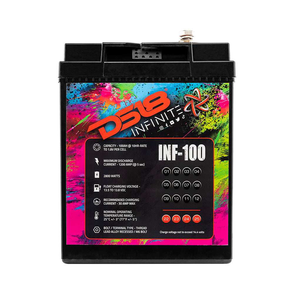 INFINITE 100 AH AGM Power Cell Battery - Skoutley Outdoors LLC