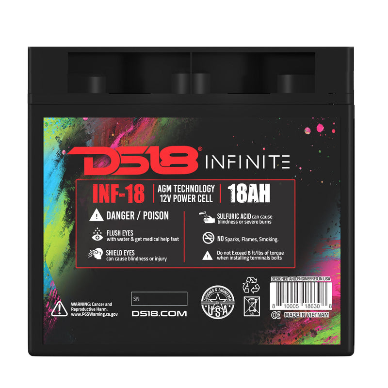 Load image into Gallery viewer, INFINITE 18 AH AGM Power Cell 12 Volt Battery