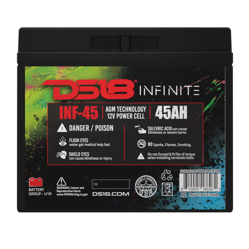 Load image into Gallery viewer, INFINITE 45 AH AGM Power Cell 12 Volt Battery