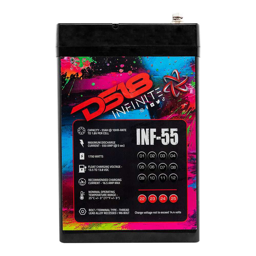 INFINITE 55 AH AGM Power Cell Battery - Skoutley Outdoors LLC