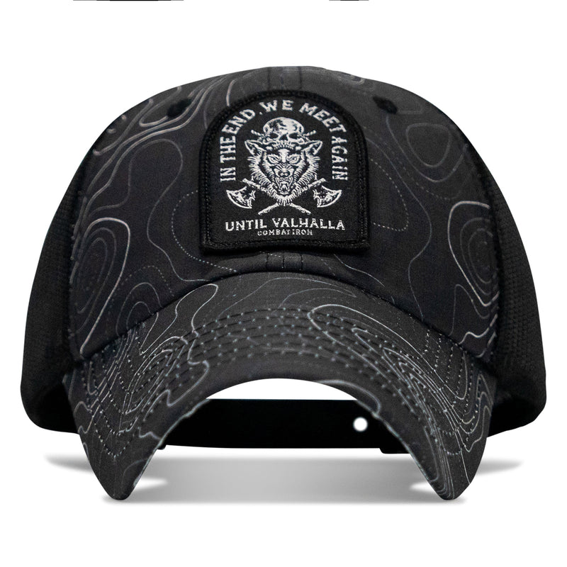 Load image into Gallery viewer, In The End, We Meet Again - Until Valhalla Patch Tactical Ripstop Mesh Snapback Hat