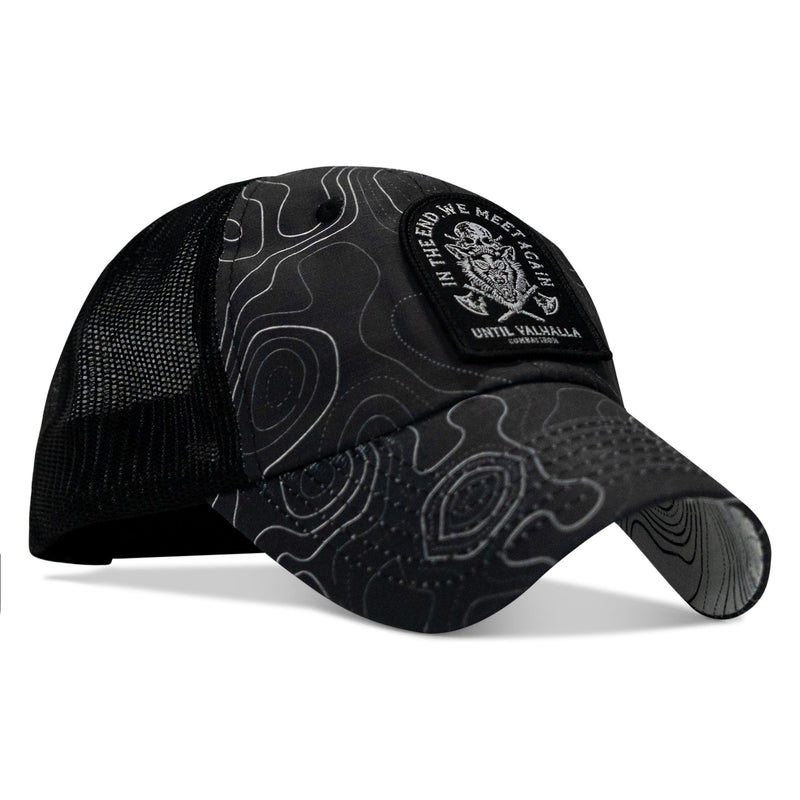 Load image into Gallery viewer, In The End, We Meet Again - Until Valhalla Patch Tactical Ripstop Mesh Snapback Hat
