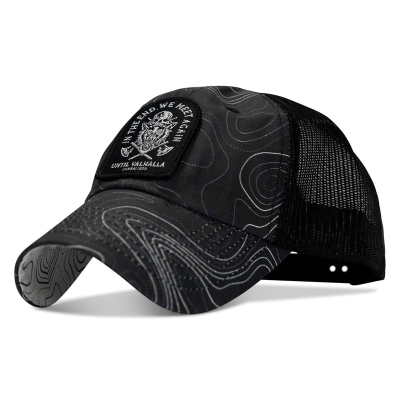 Load image into Gallery viewer, In The End, We Meet Again - Until Valhalla Patch Tactical Ripstop Mesh Snapback Hat