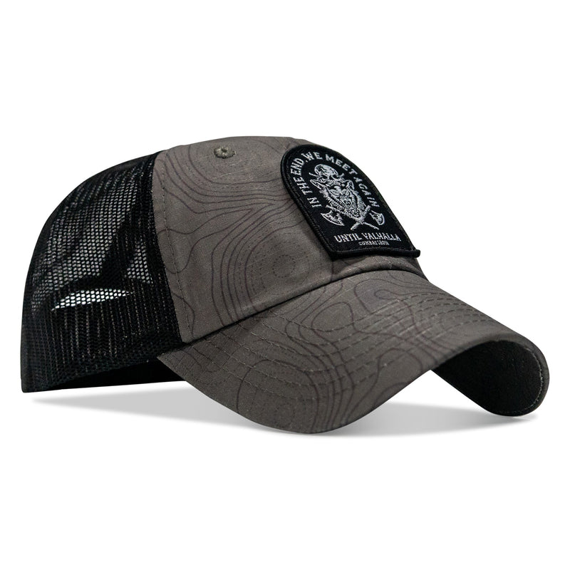 Load image into Gallery viewer, In The End, We Meet Again - Until Valhalla Patch Tactical Ripstop Mesh Snapback Hat
