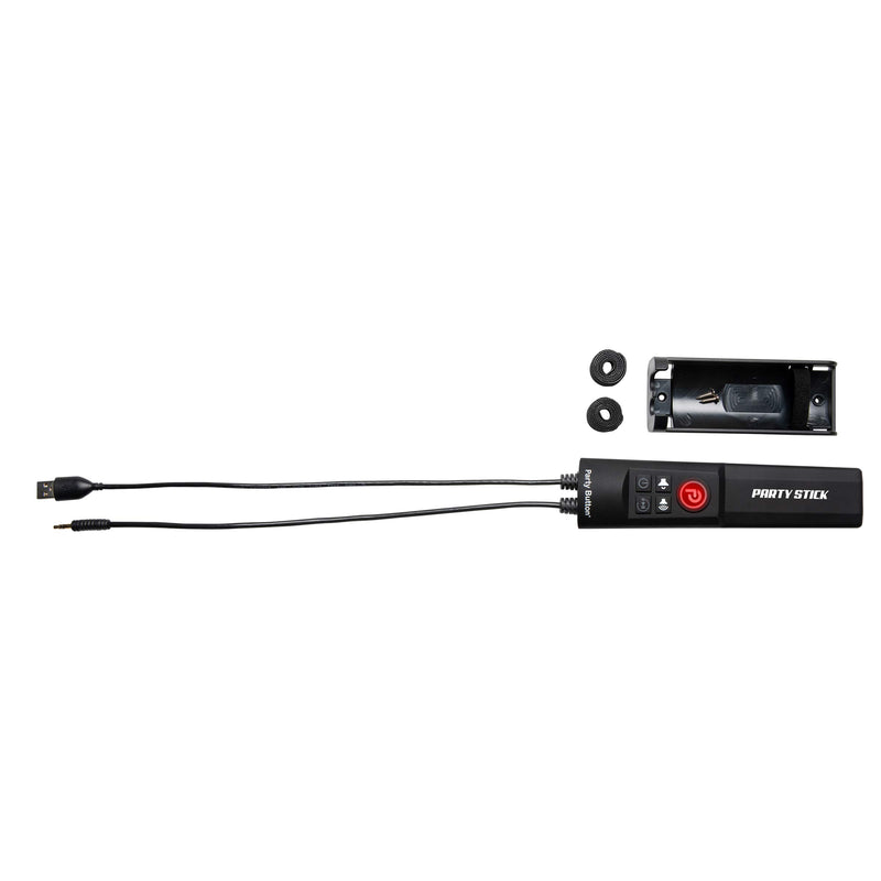 Load image into Gallery viewer, Party Stick | Wireless Music Sharing Adapter | one-click Party Button pairing | USB Powered | Mini Jack Audio Output