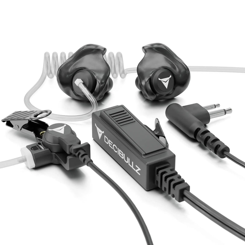 Load image into Gallery viewer, +Isolation Custom Molded Two-Way Surveillance Acoustic Tube Headset (Motorola)