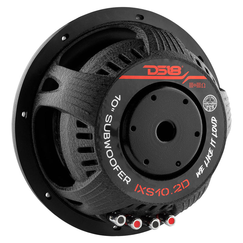 Load image into Gallery viewer, IXS Shallow-Mount 10" Fiber Glass Subwoofer 600 Watts Rms DVC 2-Ohm