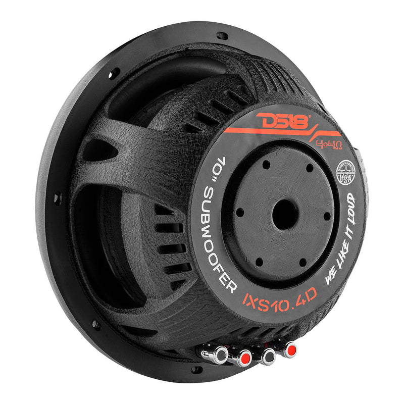 Load image into Gallery viewer, IXS Shallow-Mount 10" Fiber Glass Subwoofer 600 Watts Rms DVC 4-Ohm