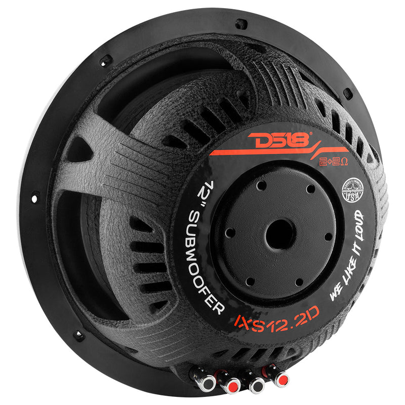 Load image into Gallery viewer, IXS Shallow-Mount 12" Fiber Glass Subwoofer 800 Watts Rms DVC 2-Ohm