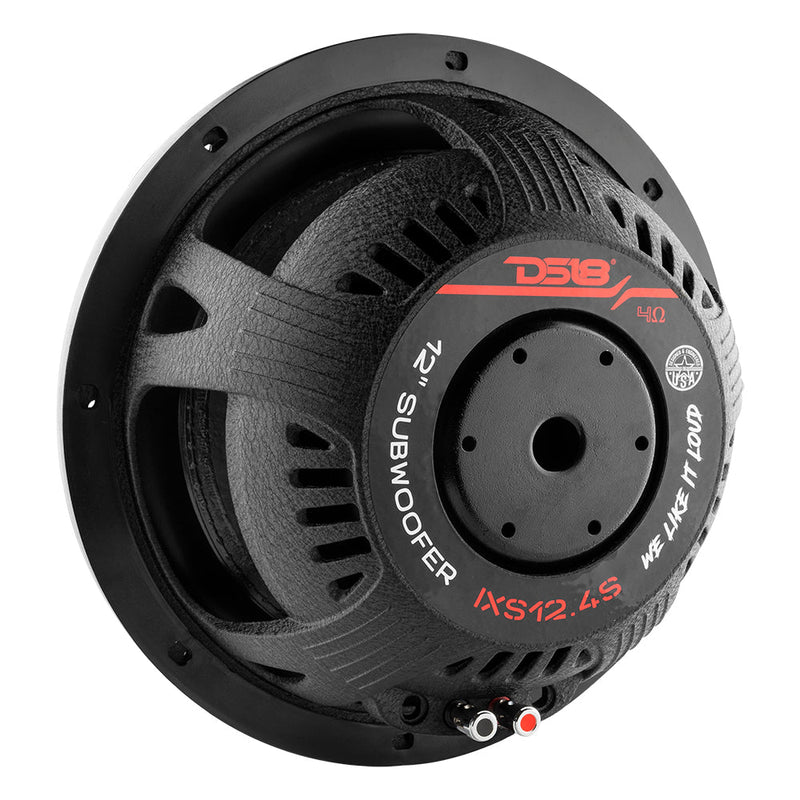 Load image into Gallery viewer, IXS Shallow-Mount 12" Fiber Glass Subwoofer 800 Watts Rms SVC 4-Ohm