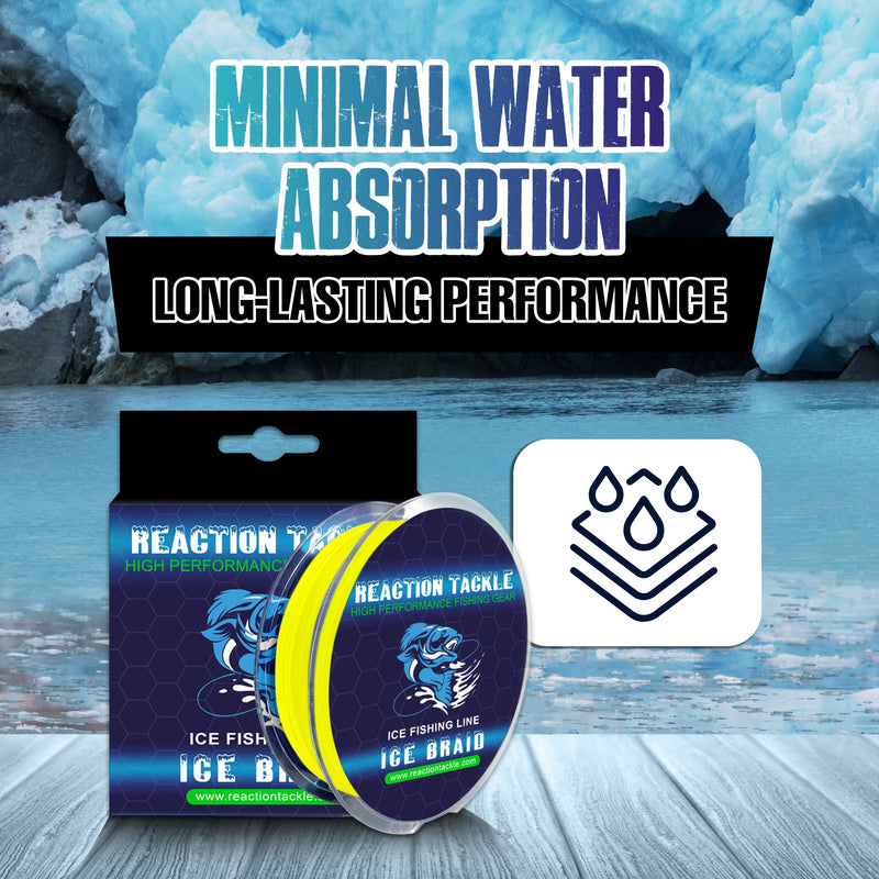 Load image into Gallery viewer, Reaction Tackle Ice Fishing Braided line - 8 Strand