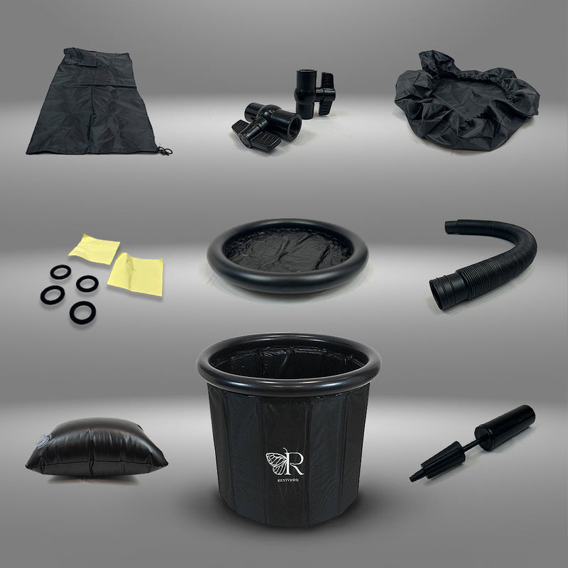 Load image into Gallery viewer, Foldable Ice Bath Tub — No Pole, No Pump, 60-Second Setup | RevivPro