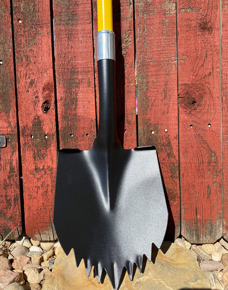 Load image into Gallery viewer, Krazy Beaver Shovel (Black Textured Head / Yellow Handle 45635)