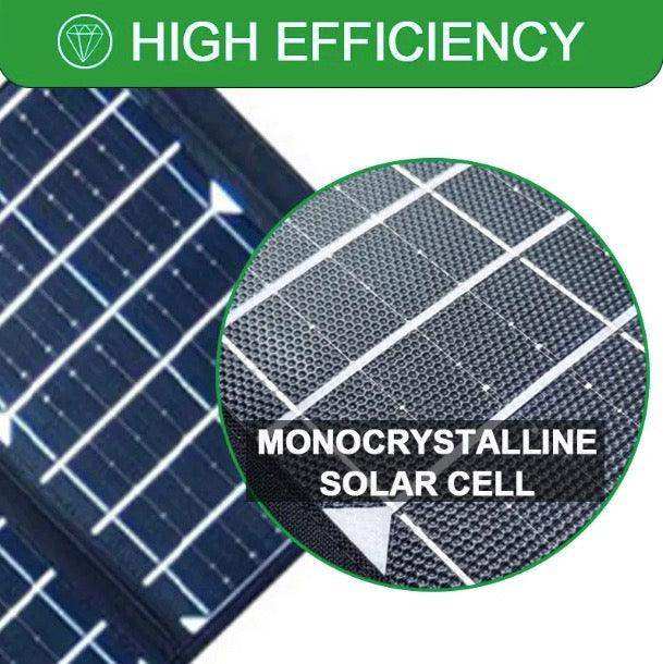 40W Monocrystalline Folding Solar Panel - Skoutley Outdoors LLC