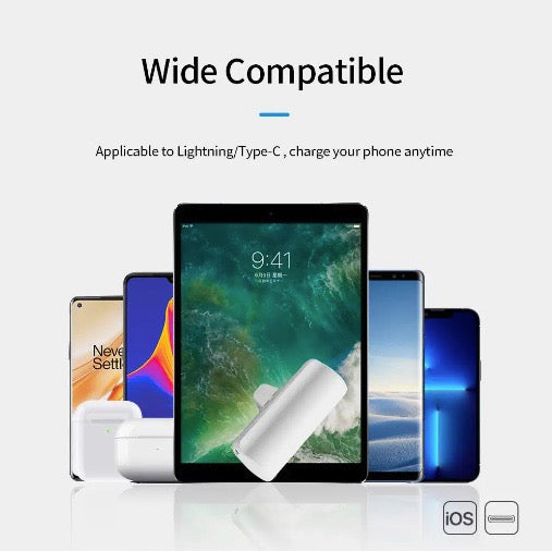 Load image into Gallery viewer, 3300mAh Power Bank with Lightning Connector