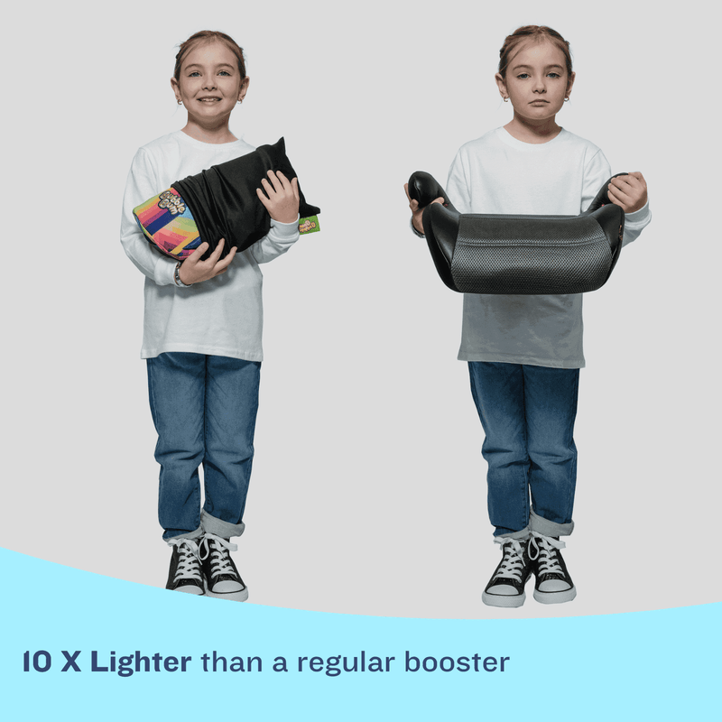 Load image into Gallery viewer, BubbleBum Inflatable Car Booster Seat - Travel Booster Seat - Rainbow Style ✔️ - Skoutley Outdoors LLC