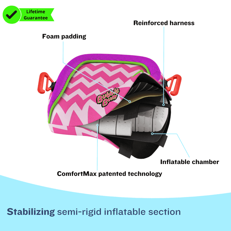 Load image into Gallery viewer, BubbleBum Inflatable Car Booster Seat - Travel Booster Seat - Pink Style ✔️ - Skoutley Outdoors LLC