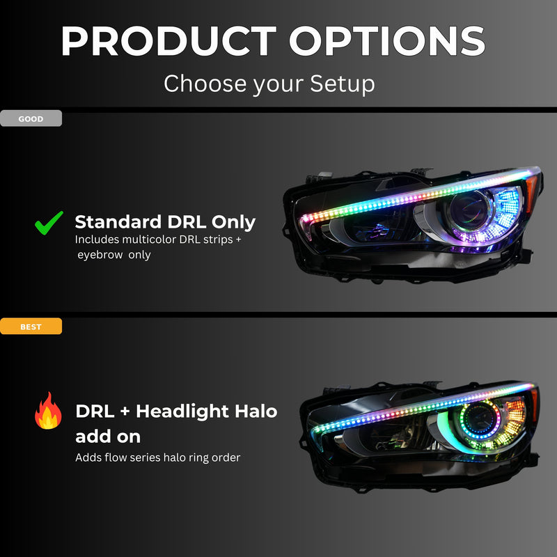 Load image into Gallery viewer, Infiniti Q50 Multicolor Flow DRL Boards (2014-2024)