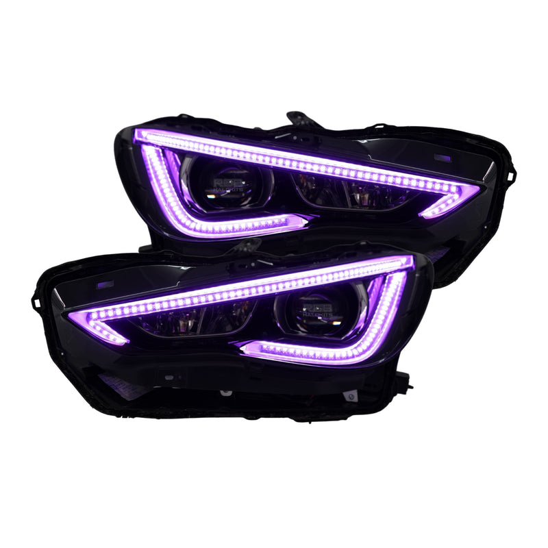 Load image into Gallery viewer, Infiniti Q60 Multicolor Flow DRL Boards (2016-2022)