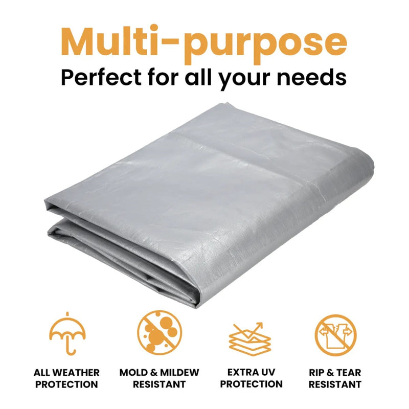 Load image into Gallery viewer, 15' x 15' Super Heavy Duty Poly Tarp