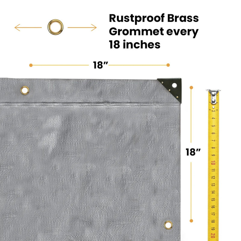 Load image into Gallery viewer, 30’ x 50’ Super Heavy Duty Poly Tarp