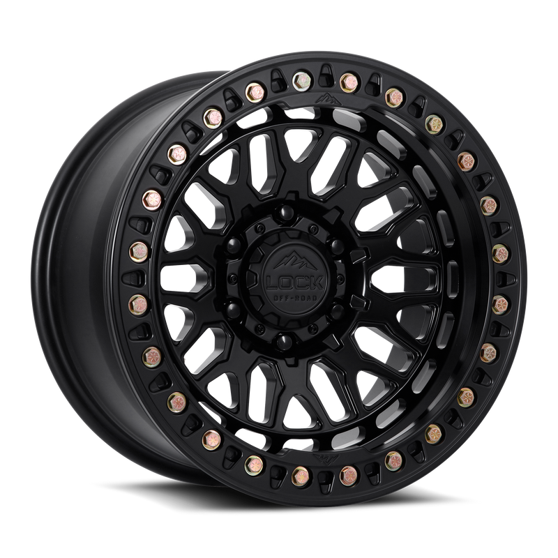 Load image into Gallery viewer, INVADER - MATTE BLACK FORGED BEADLOCK