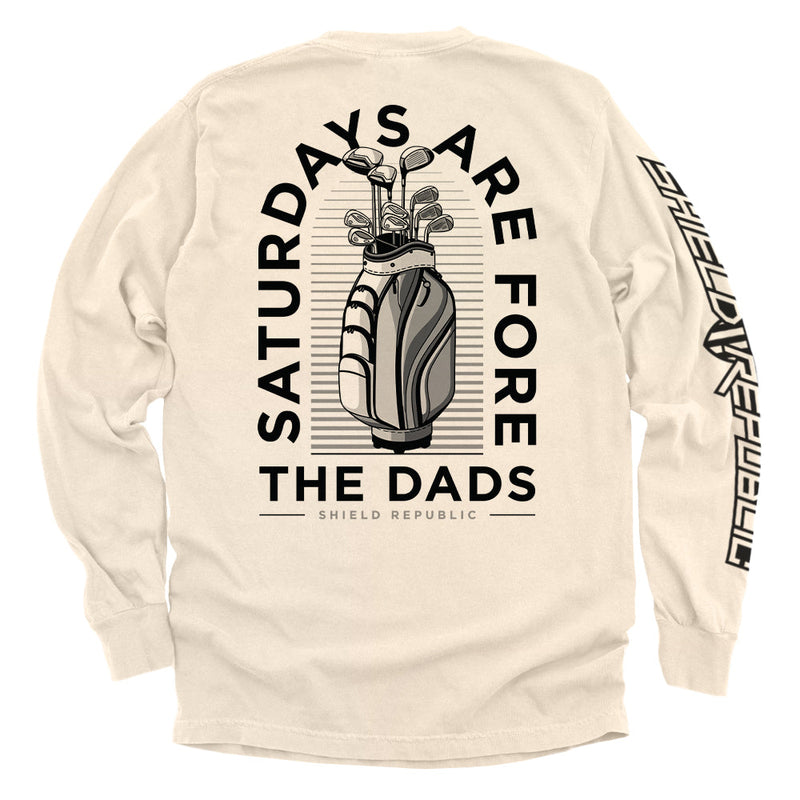 Load image into Gallery viewer, Saturdays Are For The Dads Golf Grey