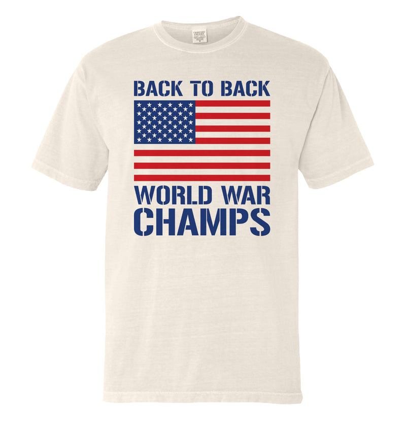 Load image into Gallery viewer, Back to Back World War Champs (Front)